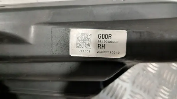 FARO DELANTERO KIA PICANTO III Derecho 2017-2020 OEM 92102-G60 image 9