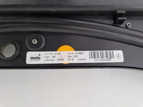 Mercedes Panoramakatto OEM A2217800029 S-luokka W221 image 8