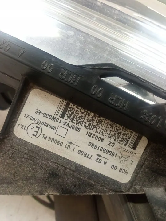 Vasen Ajovalo Citroen DS3 I (2009- ) OEM 1606931680 image 4