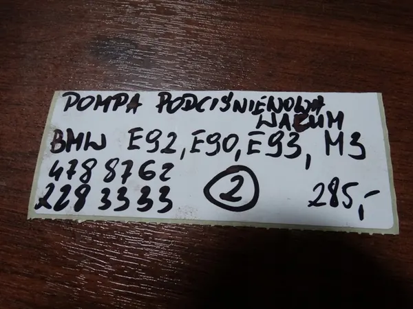 Imupumppu BMW E90 E92 E93 M3 image 5