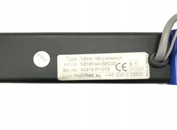Señal de destino Scania NS161441SE020, interior image 3