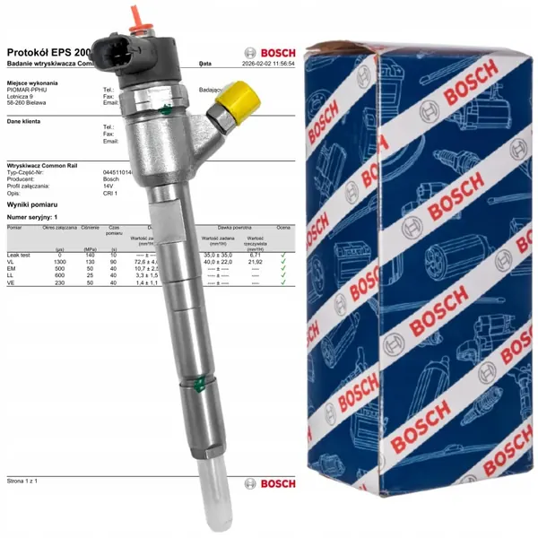 Inyector Bosch 0445110083 0445110183 1.3 CDTI image 2