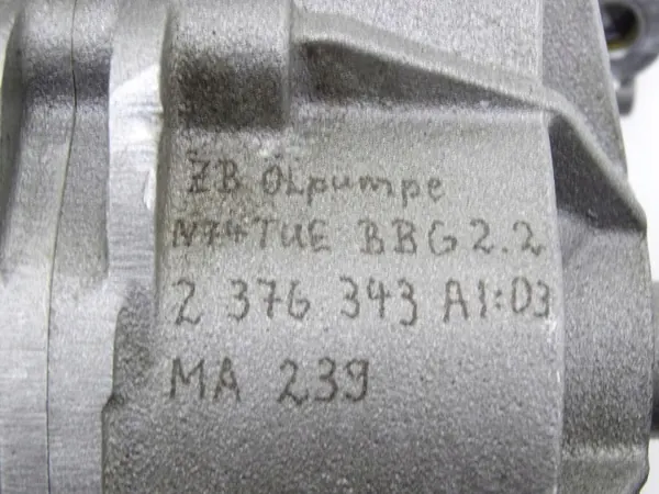 Pompe à huile OEM 2376343 pour BMW Série 7 G11 G12 image 5