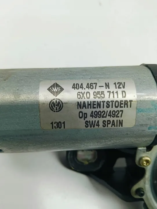 Takapyyhkijän moottori VW Polo 6N2 2001 6X0955711D image 3