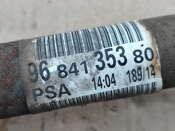 PEUGEOT CITROEN 1.6 HDI Arbre de Transmission Gauche 9684135380 image 2