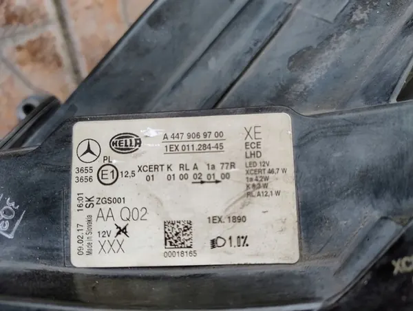 Linker Full LED ILS Lamp Mercedes V-Klasse W447 2015-2019 A4479069700 image 5