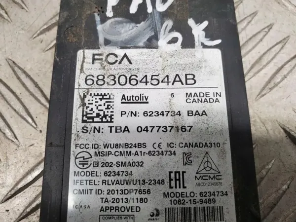 Spurhalteassistent Sensor OEM 68306454AB rechts hinten image 3