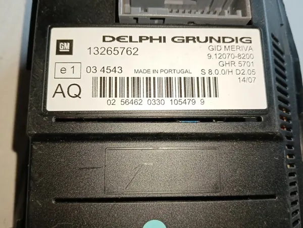 Écran d'affichage OEM 13265762 pour Opel Meriva A image 6
