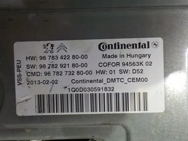 Módulo Start-Stop Peugeot 308 OEM 9801739380 image 3