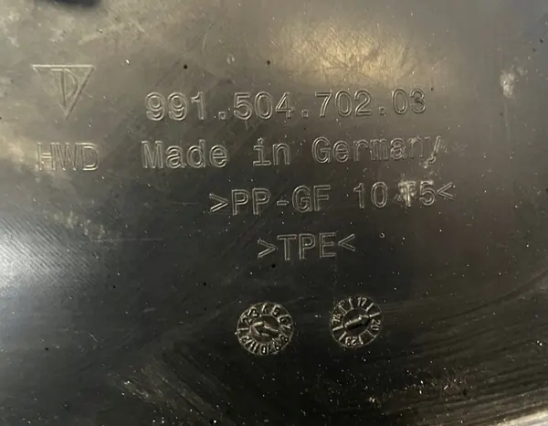 Porsche 911 991 oikea etulokasuoja OEM 99150470203 image 8