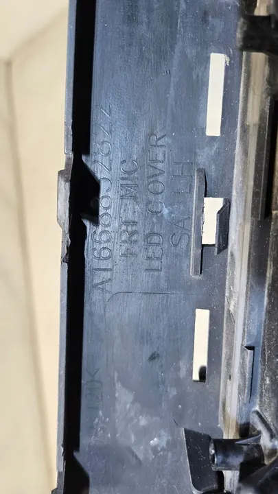 Rejilla Halógena Izquierda Delantera Mercedes ML A1668852822 image 8