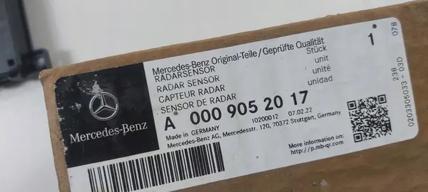 MERCEDES W223 RADAR DISTRONIC ACC A0009052017 image 4