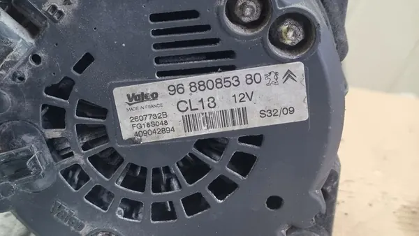 Vaihtovirtageneraattori Citroen C5 II SW 07-10 2.0 HDI 9688085380 image 9