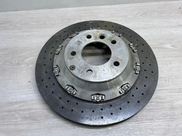 Disque de frein arrière gauche OEM 7P5615601E Porsche Cayenne image 2