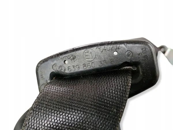 Cinturón de seguridad Mercedes OEM G6047613B - Usado image 5