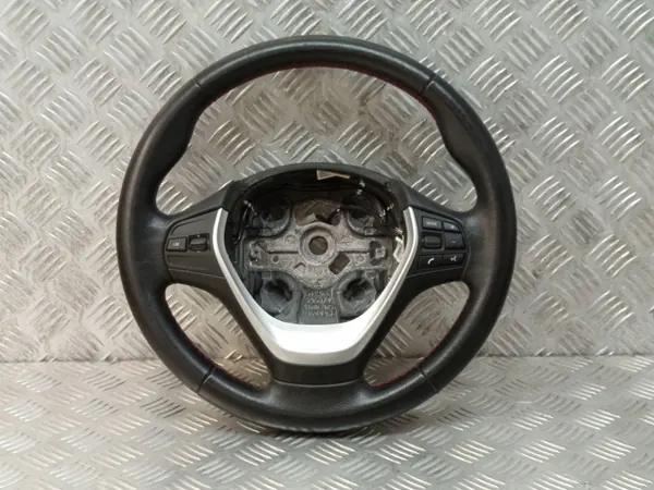 BMW F20 F21 Leren Stuur OEM 6863201 met Rode Steek image 2