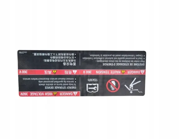 Cellule batterie Opel Ampera OEM 12v832023845 image 7
