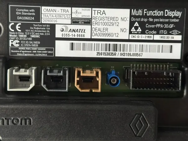 OEM 259153035R radio-näyttö Renault Zoe 2019 image 6