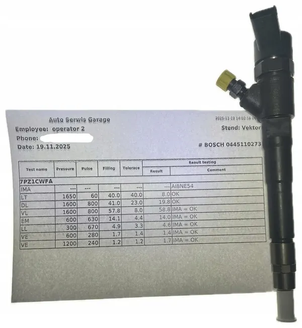 Inyector Bosch 0 445 110 273 image 5