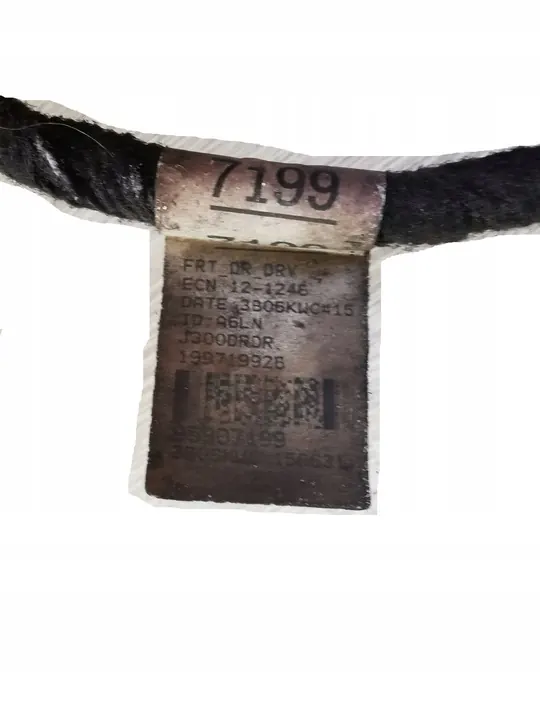 CHEVROLET CRUZE LIFT VASEN ETUOVEN KAAPELI 95907199 image 9