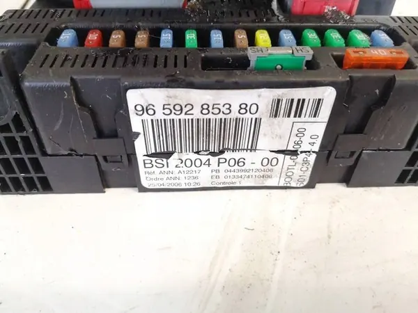 Peugeot 207 Komfortmodul 2006 1.4L 9659285380 image 2