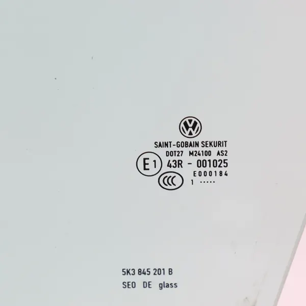 Volkswagen Golf Mk6 Vasemman Etuoven Ikkuna AS2 5K3845201B image 7