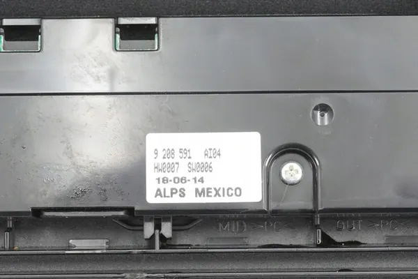 Panneau de Climatisation BMW X3 9353110 image 7