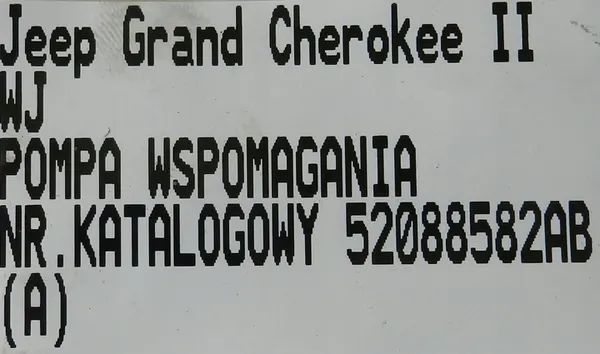 Bomba de direção Jeep Grand Cherokee II WJ 3.1 TD OEM image 4