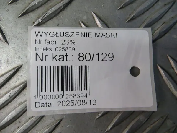 MERCEDES W213 ISOLAMENTO COFANO A2136820026 image 6