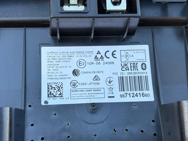 OEM 9871241680 navigationsskärm för Citroen C3 image 3