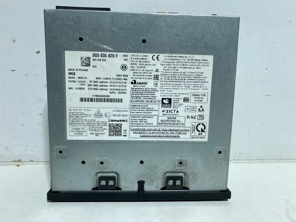 Multimedia-navigaationlukija OEM 3G5035820F MIB3 image 3