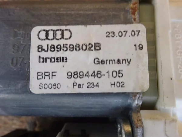 Mecanismo de janela direito AUDI TT 8J 8J8959802B image 2
