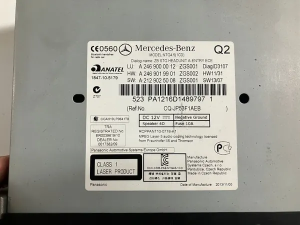 Radio Navigation Mercedes Classe A W176 OEM A2469000012 image 3