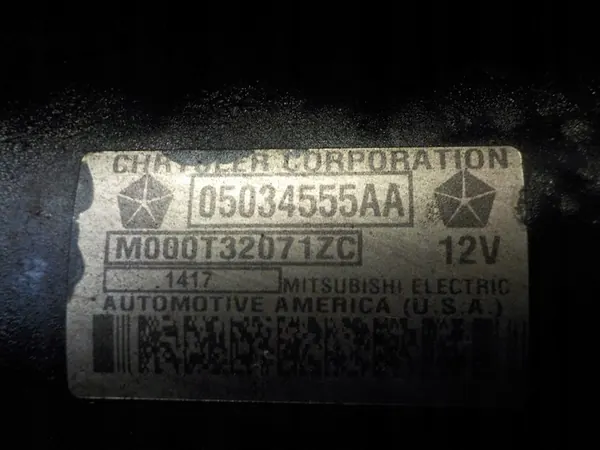 Motor de arranque para Dodge Caliber Avenger Sebring 2.0 B 16V OEM image 4