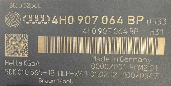 Komfortmodul AUDI A6 A7 A8 RS6 RS7 R8 image 2