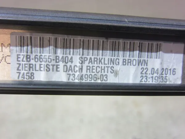 Rail de Toit Droit BMW F34 OEM 51137338836 image 7
