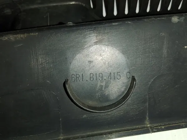 Pannello Plastico Anteriore VW Polo V 09- 6R1819415C9B9 image 8