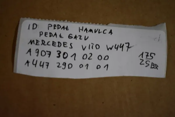 Gaspedaal Mercedes Vito W447 image 5