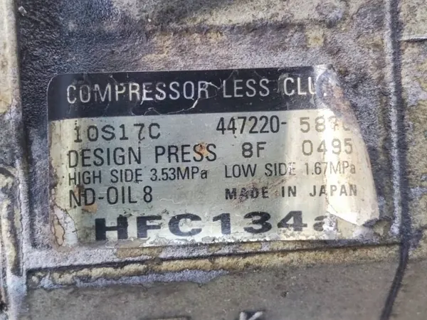 AC Compressor Chrysler Grand Voyager IV 2.5D 4472205870 image 5