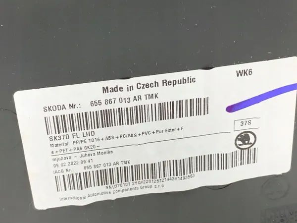 OEM LORK-2067-135342 Ovipeite Vasen Etu Skoda Scala image 4