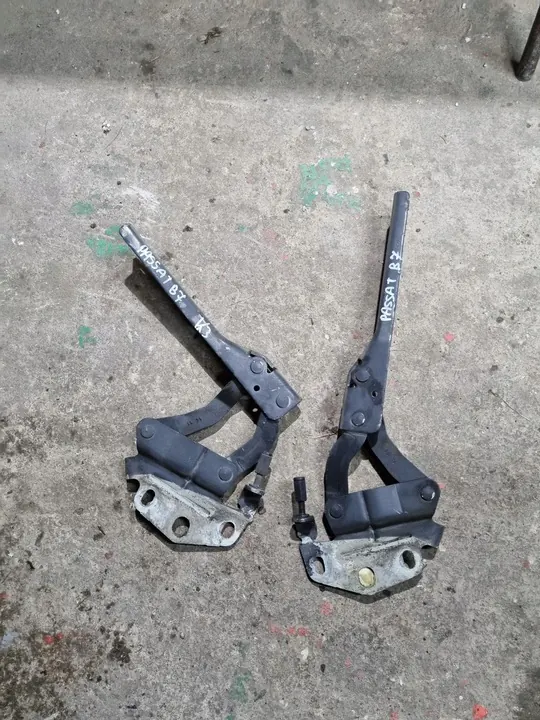 VW Passat B7 Bisagra de Capó Izquierda Derecha Conjunto Blanco 3AA823301 3AA823302 image 2