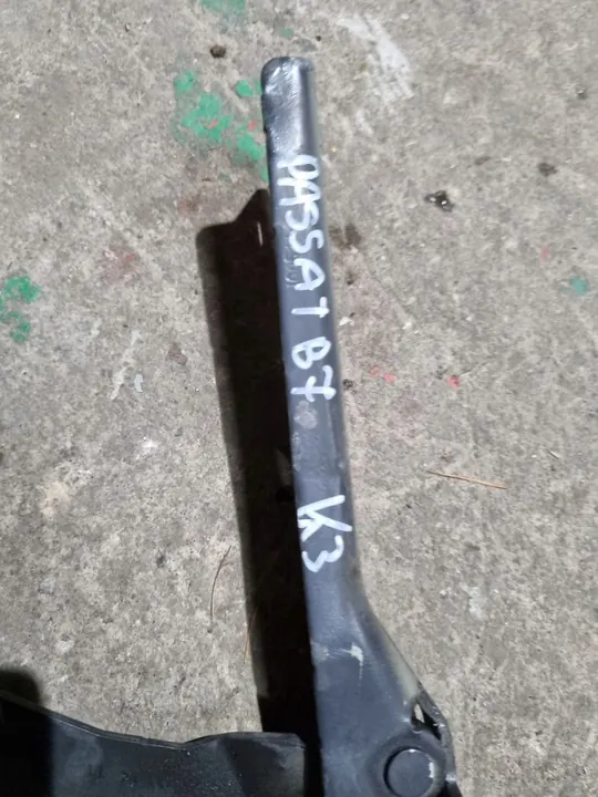 VW Passat B7 Bisagra de Capó Izquierda Derecha Conjunto Blanco 3AA823301 3AA823302 image 5