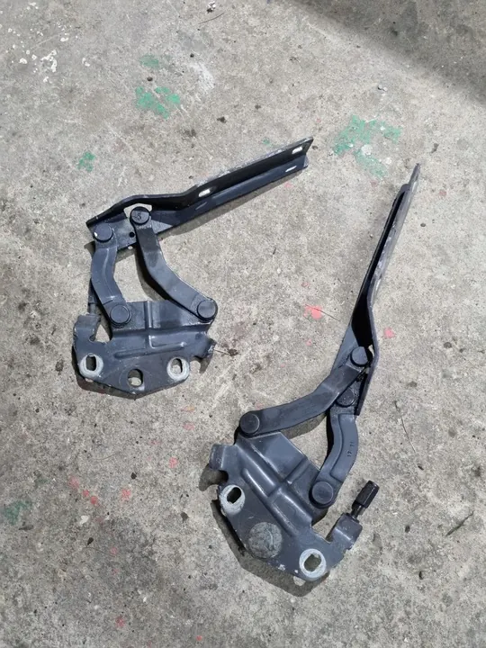 VW Passat B7 Bisagra de Capó Izquierda Derecha Conjunto Blanco 3AA823301 3AA823302 image 6