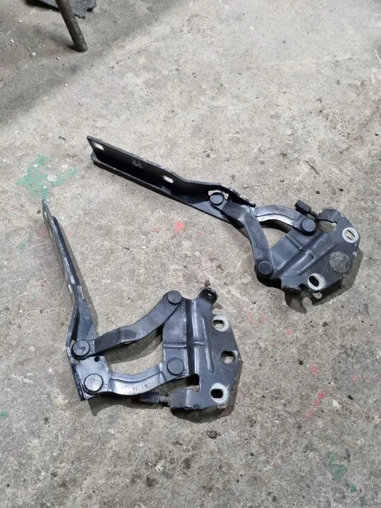 VW Passat B7 Bisagra de Capó Izquierda Derecha Conjunto Blanco 3AA823301 3AA823302 image 7