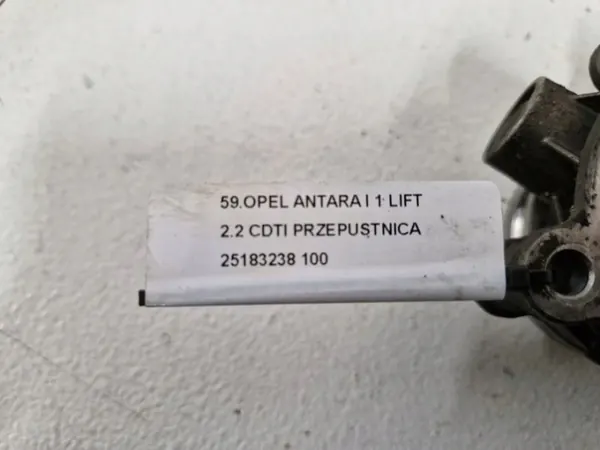 Spjällhus OEM 25183238 för Opel Antara 2.2 CDTi image 7