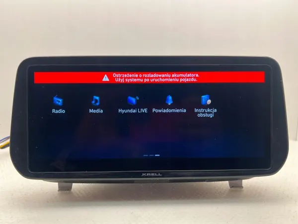Hyundai Santa Fe IV OEM 96560-CL400RET displayeenheid image 5