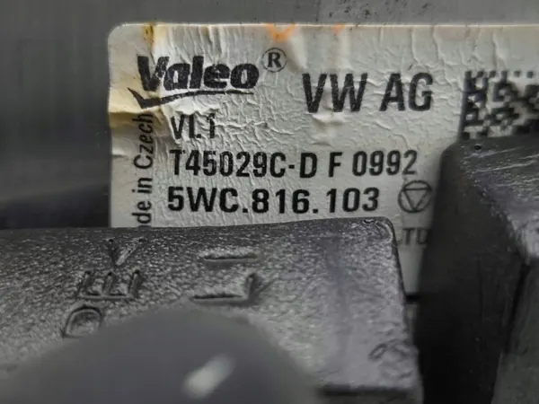 Volkswagen Tiguan 2020 Noyau Chauffage Climatisation OEM 5WC816103 image 8