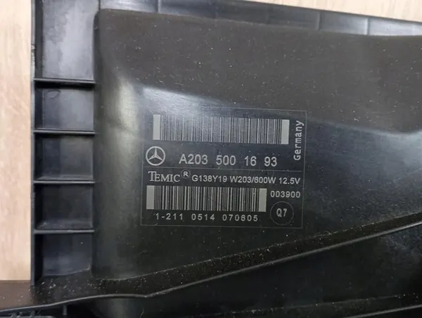 Kylarrubrik MERCEDES CLK W209 2.2 CDI A2035001693 image 7