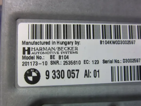 OEM 65129393182 Harman Kardon Versterker voor BMW X5/X3 image 7