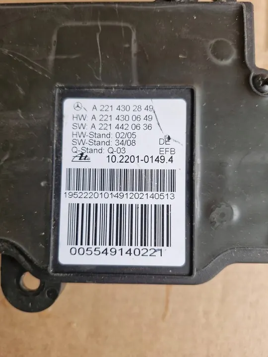 Handbrake Mechanism A2214302849 Mercedes W216 W221 Lift image 6